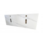 Vanity Top - 1200mm White Sintered Stone Top (Double basin)